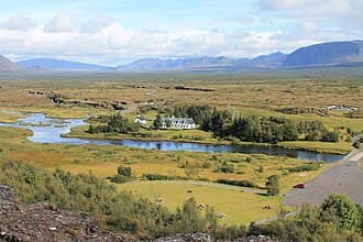 Þingvellir National Park — aurora viewing spot