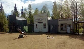 Tankavaara Gold Village — aurora viewing spot